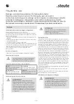 Preview for 8 page of steute Ex ZS 92 S-3D Mounting And Wiring Instructions