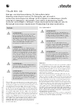 Preview for 9 page of steute Ex ZS 92 S-3D Mounting And Wiring Instructions