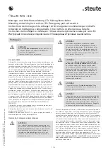 Preview for 11 page of steute Ex ZS 92 S-3D Mounting And Wiring Instructions