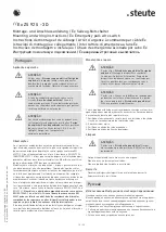 Preview for 12 page of steute Ex ZS 92 S-3D Mounting And Wiring Instructions