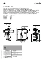 Preview for 20 page of steute Ex ZS 92 S-3D Mounting And Wiring Instructions