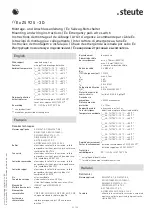 Preview for 23 page of steute Ex ZS 92 S-3D Mounting And Wiring Instructions