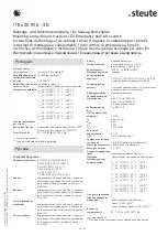 Preview for 25 page of steute Ex ZS 92 S-3D Mounting And Wiring Instructions