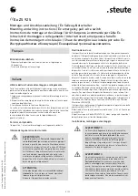 Preview for 8 page of steute Ex ZS 92 S Mounting And Wiring Instructions