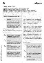 Preview for 2 page of steute EX ZS 92 SR 22 P L Mounting And Wiring Instructions