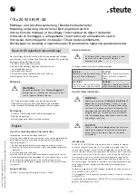 Preview for 3 page of steute EX ZS 92 SR 22 P L Mounting And Wiring Instructions