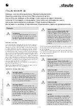 Preview for 6 page of steute EX ZS 92 SR 22 P L Mounting And Wiring Instructions