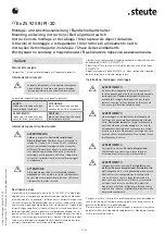 Preview for 8 page of steute EX ZS 92 SR 22 P L Mounting And Wiring Instructions