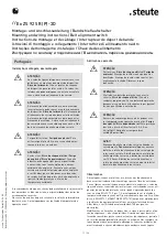 Preview for 11 page of steute EX ZS 92 SR 22 P L Mounting And Wiring Instructions