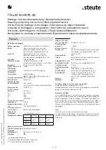 Preview for 27 page of steute EX ZS 92 SR 22 P L Mounting And Wiring Instructions