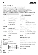 Preview for 30 page of steute EX ZS 92 SR 22 P L Mounting And Wiring Instructions