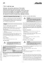 Предварительный просмотр 2 страницы steute Extreme ES 14 AZ Mounting And Wiring Instructions