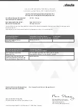 Preview for 27 page of steute Extreme ZS 92 SR Mounting And Wiring Instructions