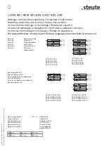 Предварительный просмотр 6 страницы steute GFS 2 VD Mounting And Wiring Instructions