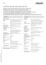 Предварительный просмотр 8 страницы steute GFS 2 VD Mounting And Wiring Instructions