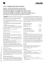 Preview for 3 page of steute RF 10 SW868 Mounting And Wiring Instructions