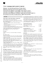 Preview for 4 page of steute RF 10 SW868 Mounting And Wiring Instructions