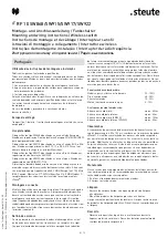 Preview for 5 page of steute RF 10 SW868 Mounting And Wiring Instructions