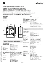 Preview for 7 page of steute RF 10 SW868 Mounting And Wiring Instructions