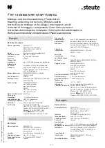 Preview for 8 page of steute RF 10 SW868 Mounting And Wiring Instructions