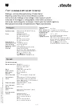 Preview for 9 page of steute RF 10 SW868 Mounting And Wiring Instructions