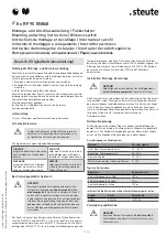 steute RF 95 EN868 Series Mounting And Wiring Instructions preview