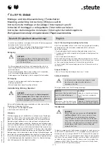 Preview for 2 page of steute RF 95 EN868 Series Mounting And Wiring Instructions