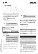 Preview for 4 page of steute RF 95 EN868 Series Mounting And Wiring Instructions