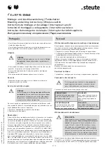 Preview for 8 page of steute RF 95 EN868 Series Mounting And Wiring Instructions