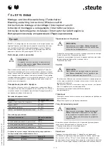 Preview for 9 page of steute RF 95 EN868 Series Mounting And Wiring Instructions