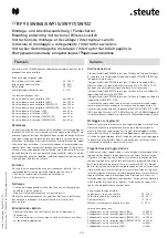 Preview for 3 page of steute RF 95 SW86 Mounting And Wiring Instructions