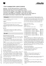 Preview for 5 page of steute RF 95 SW86 Mounting And Wiring Instructions