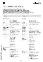 Preview for 8 page of steute RF 95 SW86 Mounting And Wiring Instructions