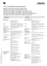 Preview for 9 page of steute RF 95 SW86 Mounting And Wiring Instructions