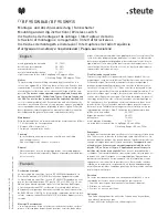 Preview for 2 page of steute RF 95 SW868 Mounting And Wiring Instructions