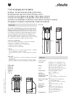 Preview for 5 page of steute RF 95 SW868 Mounting And Wiring Instructions