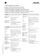 Preview for 7 page of steute RF 95 SW868 Mounting And Wiring Instructions