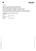 Preview for 6 page of steute RF 95 Mounting And Wiring Instructions