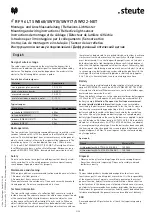 Preview for 3 page of steute RF 96 LT SW868 Mounting And Wiring Instructions