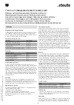 Preview for 6 page of steute RF 96 LT SW868 Mounting And Wiring Instructions