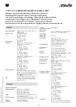 Preview for 12 page of steute RF 96 LT SW868 Mounting And Wiring Instructions