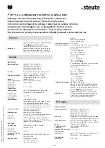 Preview for 13 page of steute RF 96 LT SW868 Mounting And Wiring Instructions