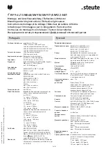 Preview for 14 page of steute RF 96 LT SW868 Mounting And Wiring Instructions
