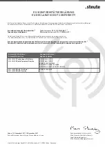 Preview for 17 page of steute RF 96 LT SW868 Mounting And Wiring Instructions