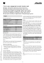 Предварительный просмотр 3 страницы steute RF 96 SDS SW868-NET Mounting And Wiring Instructions