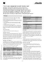 Предварительный просмотр 4 страницы steute RF 96 SDS SW868-NET Mounting And Wiring Instructions