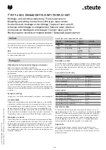 Предварительный просмотр 7 страницы steute RF 96 SDS SW868-NET Mounting And Wiring Instructions