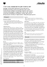 Предварительный просмотр 8 страницы steute RF 96 SDS SW868-NET Mounting And Wiring Instructions