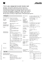 Предварительный просмотр 15 страницы steute RF 96 SDS SW868-NET Mounting And Wiring Instructions