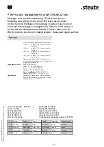 Предварительный просмотр 16 страницы steute RF 96 SDS SW868-NET Mounting And Wiring Instructions